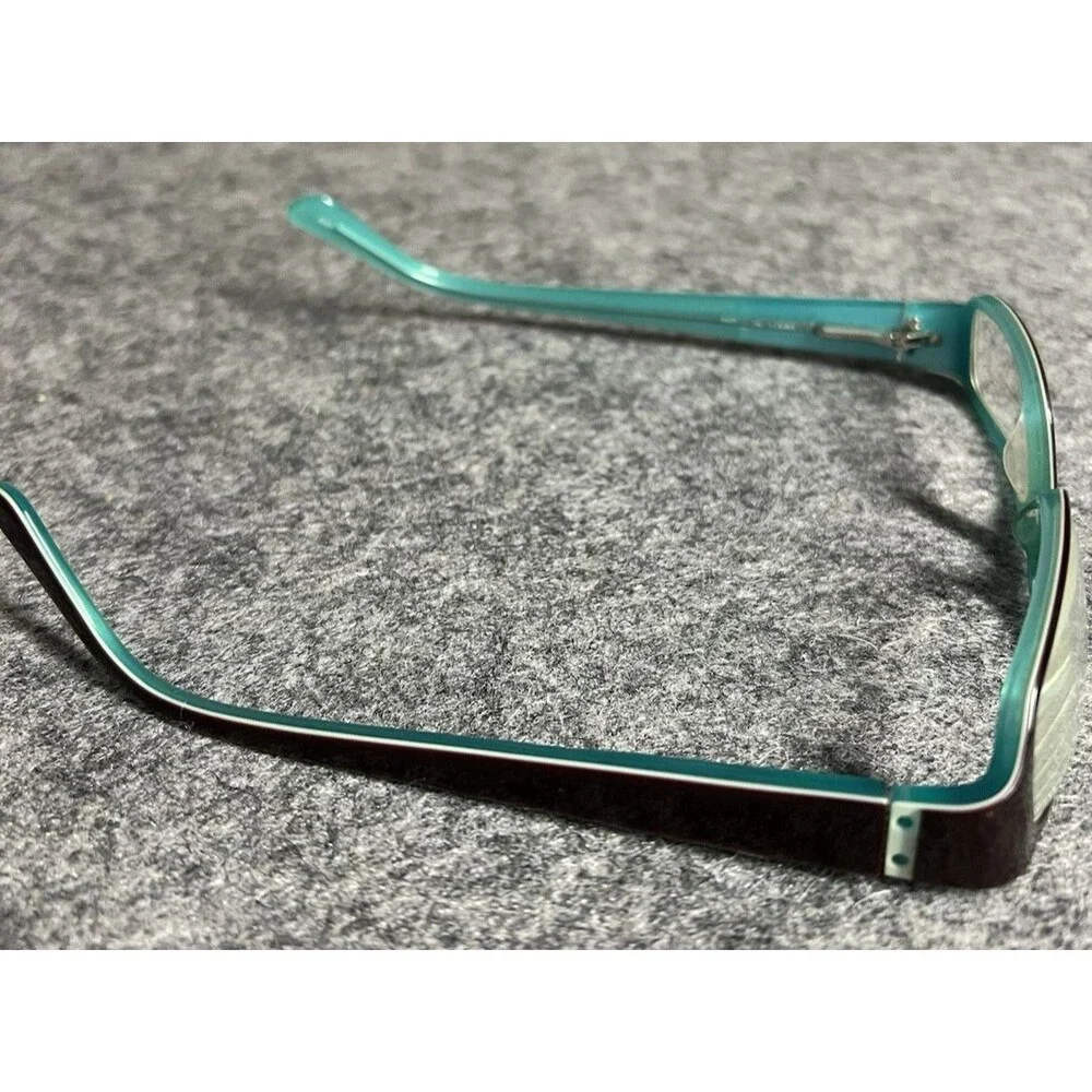 CHELSEA MORGAN Eyeglasses, Teal and Dark Red